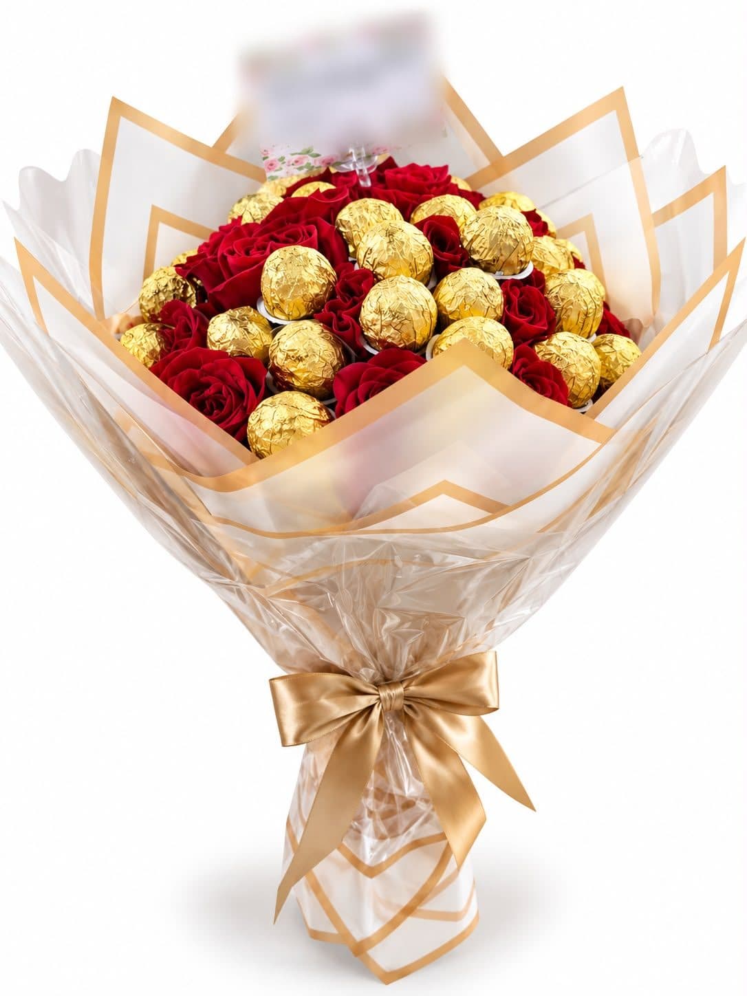 Ramo de Rosas Rojas con Ferrero Rocher