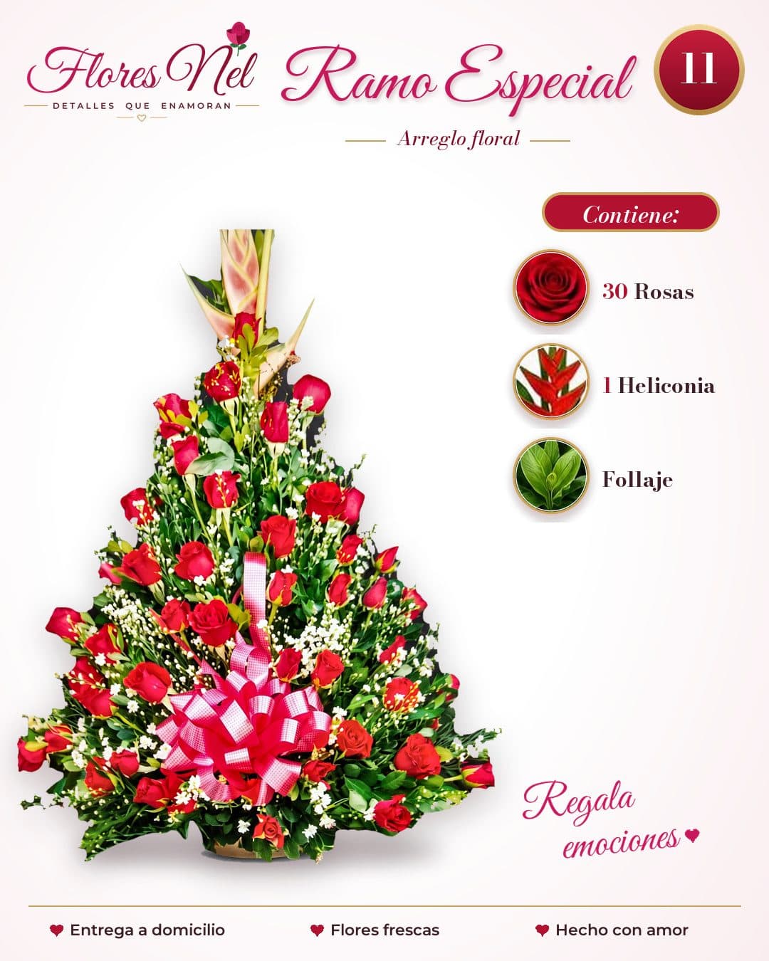 Ramo Especial de 30 Rosas Rojas